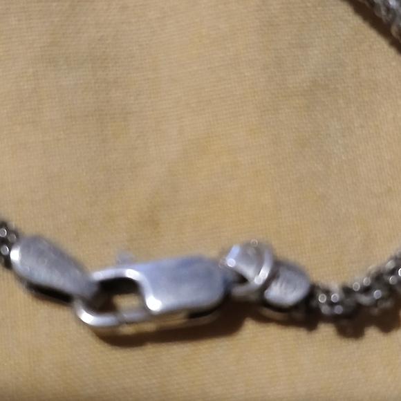 St. Christopher Silver Pendant Necklace. 925 Silver. 23 Grams. - Picture 3 of 6